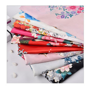 Tessuto di raso stampato vendita calda per pigiami da notte pigiameria da donna - Product Image 1