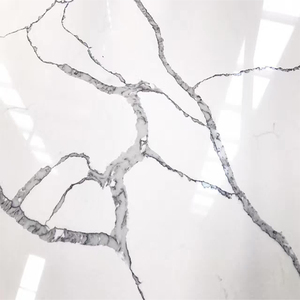 SH8005 Chất Lượng Cao Piedra De Cuarzo Trung Quốc Calacutta Trắng Marble <span class=keywords><strong>Quartz</strong></span> Stone <span class=keywords><strong>Slab</strong></span> Nhà Cung Cấp Cho Dinning Bảng - Product Image 2