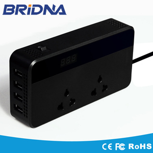 2017 nuevo artículo 12 V DC a 110 V 220 V AC OEM 200 W car Power inverter con Digital pantalla - Product Image 1