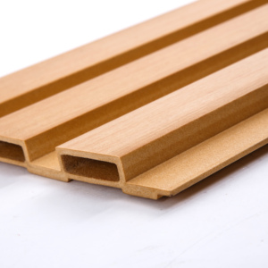 Cho rucca sáng tạo trang trí nhà Panel tường WPC/Gỗ PVC nhựa composite 204*16 Mét cho khách sạn ứng dụng - Product Image 5