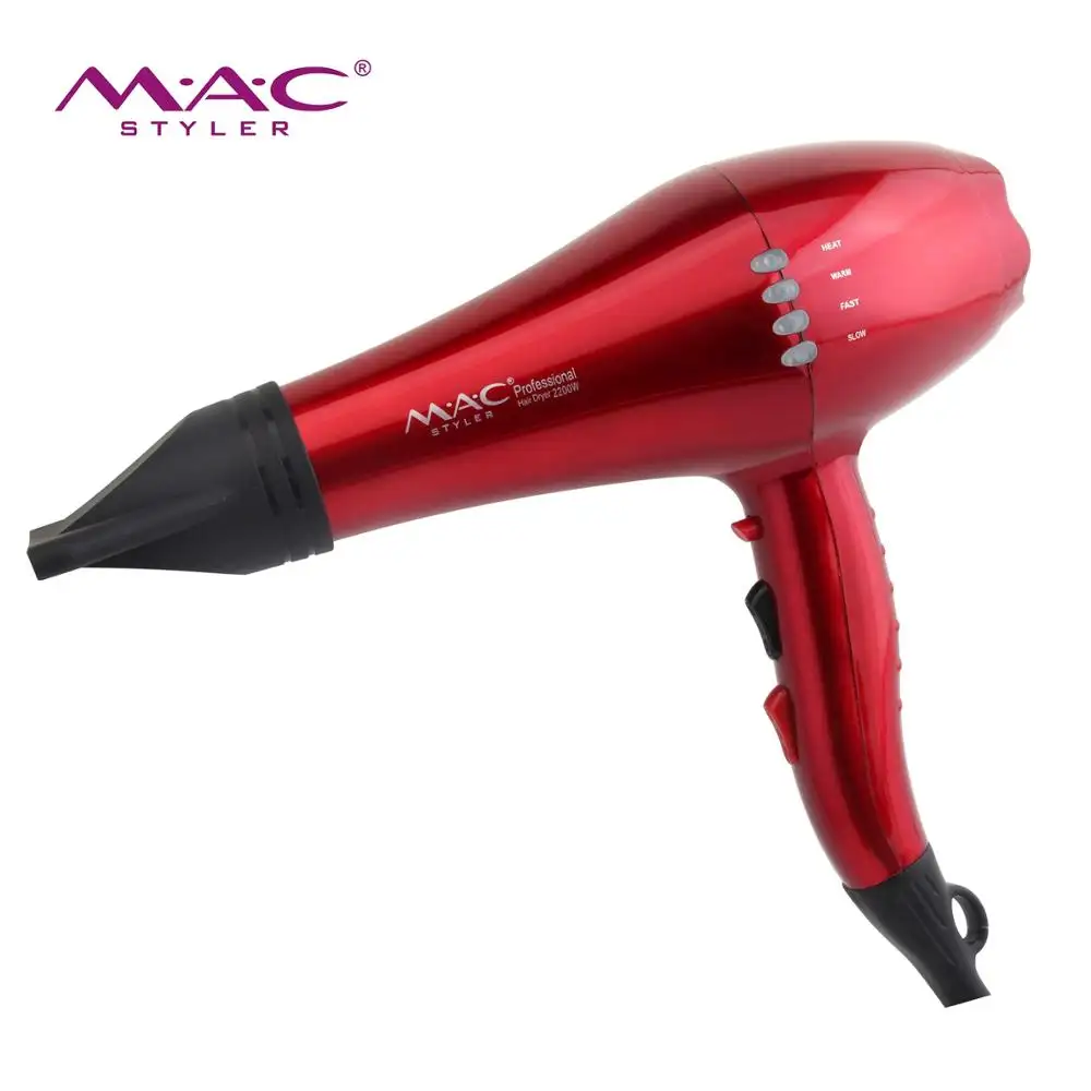 Yeni MC stil Elite saç kurutma makinesi büyük güç profesyonel saç kurutucular Salon LED saç kurutma makinesi Blower