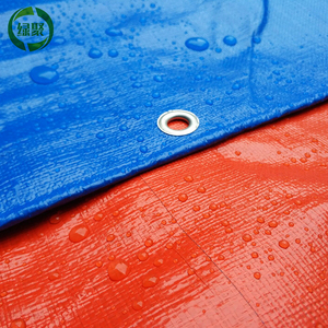 26x32ft 8x10m bâches en poly tissu imperméable recyclé bâche en poly bleu - Product Image 2
