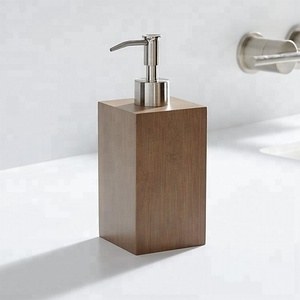 2024 creativo di lusso Eco Friendly accessori da bagno di bambù naturale Set da bagno bicchiere sapone porta portasole - Product Image 3