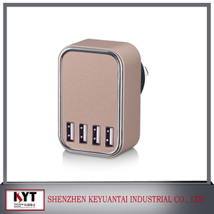 KYT 5 V 1A <span class=keywords><strong>2</strong></span>.1A 3.1A 3.4A Dual USB 3 USB 4 usb-ladegerät mit KC, CE, FCC, ROHS - Product Image 3