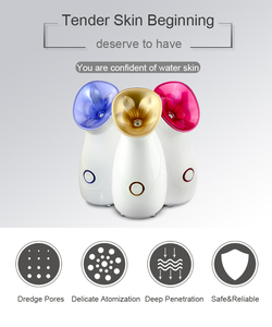 Sue Xách Tay Mặt Hấp Hot Bán Cá Nhân Nhà Điện Nano Hấp Trên Khuôn Mặt Ptc Núi Lửa Vaporizer ABS Shell Trong Trắng 280W - Product Image 6