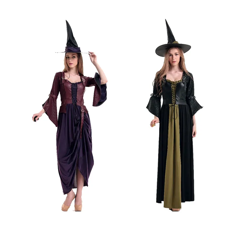 女性のためのファッショナブルなホットセクシーなハロウィーンの魔女の衣装