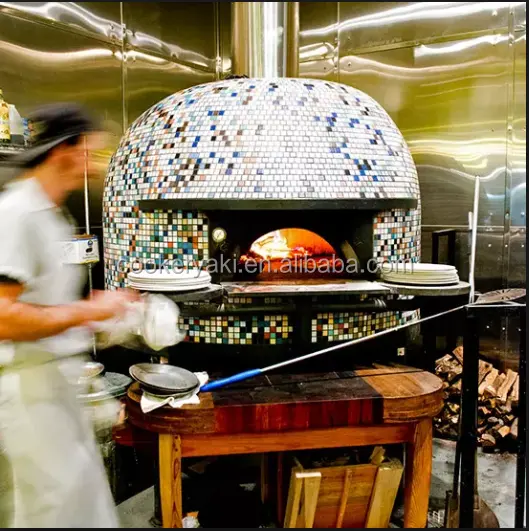 Big size keuken gas bakkerij apparatuur pizza oven goedkope prijzen op verkoop