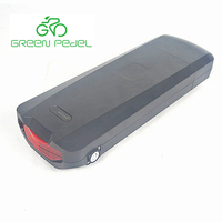Batterie au lithium pour vélo électrique Greenpedel 36v 48v, type porte-bagages arrière, 18650