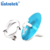 Antenne de plafond de type N mâle 800-2700 MHz 3 dBi, antenne omnidirectionnelle intérieure pour 2G 3G 4G 5G, câble de 0,3 m, antenne intérieure