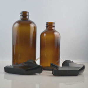 Best-seller - Flacon pulvérisateur en verre ambré de 500 ml avec pulvérisateur à pompe noir <span class=keywords><strong>pour</strong></span> produits de nettoyage et aromathérapie - Product Image 4