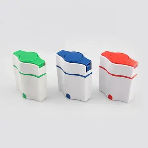 Unique Multifunction Pill Box With Pill Cutter and Pill Crusher