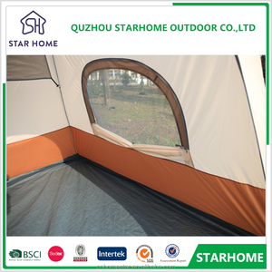 Fonte di fabbrica 5-8 persona Glamping famiglia di alta qualità tende da campeggio con doppio Laywer a buon mercato grande tenda all'aperto - Product Image 6
