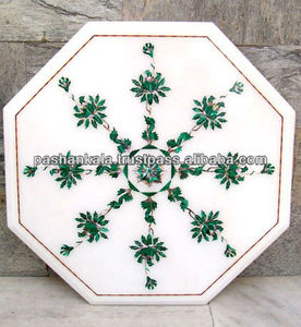 Exclusive <b>Antique</b> Marble Stone Inlay Pietra Dura Table Tops - Product Image 1