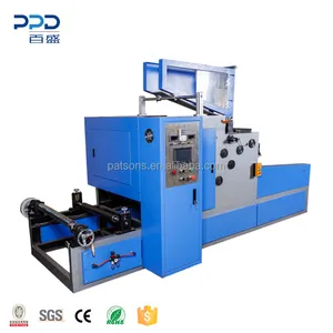 Low price 7-10 rolls / minute factory use automatic roll aluminium foil rewinding machine