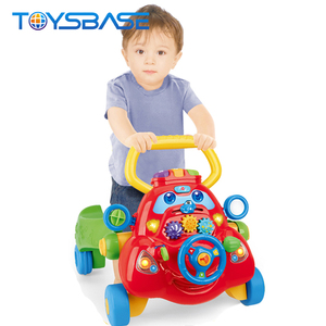 תינוק בסגנון המכונית פונקציה רבת גלגל גומי הליכונים 2018 הנמכר ביותר בייבי ווקר - Product Image 2