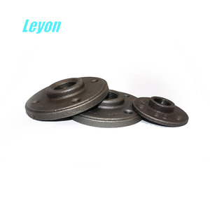 Leyon FM UL Rebordes de piso maleable del hierro negro Reborde el conector de reborde machined roscado - Product Image 3