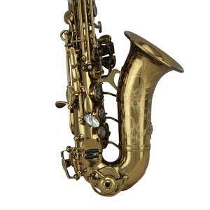 Saxofón <span class=keywords><strong>Soprano</strong></span> dorado champán <span class=keywords><strong>curvo</strong></span>, diseño músico alemán de alta calidad - Product Image 2