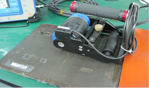 Sonda NDT para inspección de corrosión, herramienta ultrasónica de rueda, matriz por fases - Product Image 3