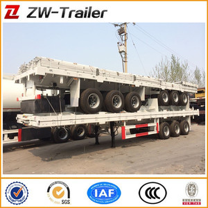 remolque de china precio competitivo contenedor de transporte semi remolque con <span class=keywords><strong>ballestas</strong></span> parabólicas - Product Image 1