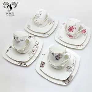 Nieuwe Ontwerp Diner Set, Duitsland Fijn Porselein Diner Set, Elegantie Fijn Porselein Diner Set