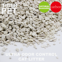 TIGER PET Remplisseurs pour litière pour chat en bentonite en forme de boule - 100% biodégradable et écologique, faible teneur en poussière