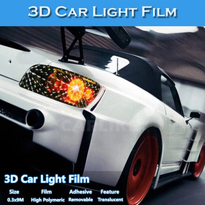 CARLIKE Precio <span class=keywords><strong>Al</strong></span> Por Mayor de La Manera 3D <span class=keywords><strong>Faro</strong></span> Light Car Wrapping Film de PVC - Product Image 3