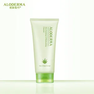 Limpiador Facial de Aloe Vera para hombres, limpiador Facial orgánico de 100g, alisador profundo de Aloe Vera, limpiador Facial hidratante