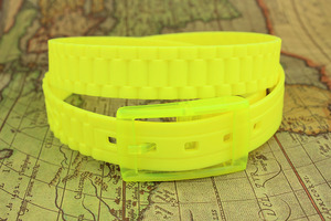 Men's Fashion Color <strong>Cool</strong> Rubber Golf Silicone <strong>Belt</strong> - Product Image 5
