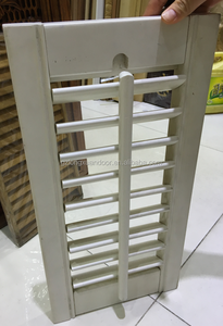 Có thể điều chỉnh rắn gỗ đá đen màn trập cửa với louver thiết kế hoàn thành bề mặt cho nội thất sân trang trí cố định lớp - Product Image 3