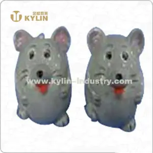 Distributore di sale e pepe in ceramica animale divertente promozionale di alta qualità in cina - Product Image 2
