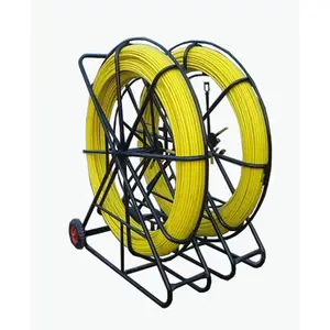 300m Fiberglass cable optical duct push pull rodder