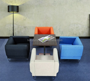 David HL-6013 Milan Urbain Simpliste et Lin Tissu Unique Siège Club Chaises D'appoint - Product Image 2