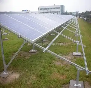 地面风格的太阳能电池板安装架称为支架镀锌不锈钢铝太阳能系统金属屋顶，锡屋顶-