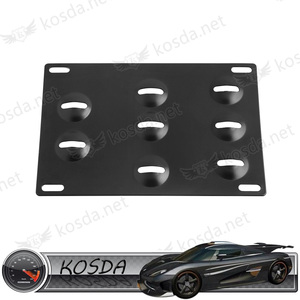 Al por mayor gancho de <span class=keywords><strong>remolque</strong></span> del parachoques delantero del coche de aluminio placa de matrícula <span class=keywords><strong>soporte</strong></span> - Product Image 5