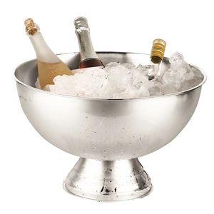 Bình Đựng Bia Rượu Quán Bar Sang Trọng Phục Vụ Bữa Tiệc Giá Đứng Bằng Thép Không Gỉ Thùng Đựng Đá Tròn Bằng Nhựa Acrylic Lớn - Product Image 5