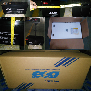 ESGソーラーパワーシステム12v 200ah VRLA SMFディープサイクル長寿命ソーラーインバータージェルバッテリー - Product Image 6