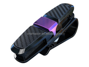 Portatile Fissaggio Morsetto ABS <span class=keywords><strong>Auto</strong></span> <span class=keywords><strong>Occhiali</strong></span> <span class=keywords><strong>Occhiali</strong></span> Clip di carta del Biglietto Cip Custodie Nero Car Sun Visor <span class=keywords><strong>Occhiali</strong></span> Da Sole Holder - Product Image 6