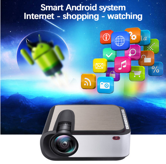 H89 LED Projector - Full HD 1280x720 Home Cinema Experience