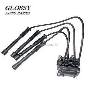 Glossy Ignition Coil Pack For Renault Clio Kangoo MK1 MK2 5970.83 22448-00QAD 8200051128 8200084401 8200025256 8200051128