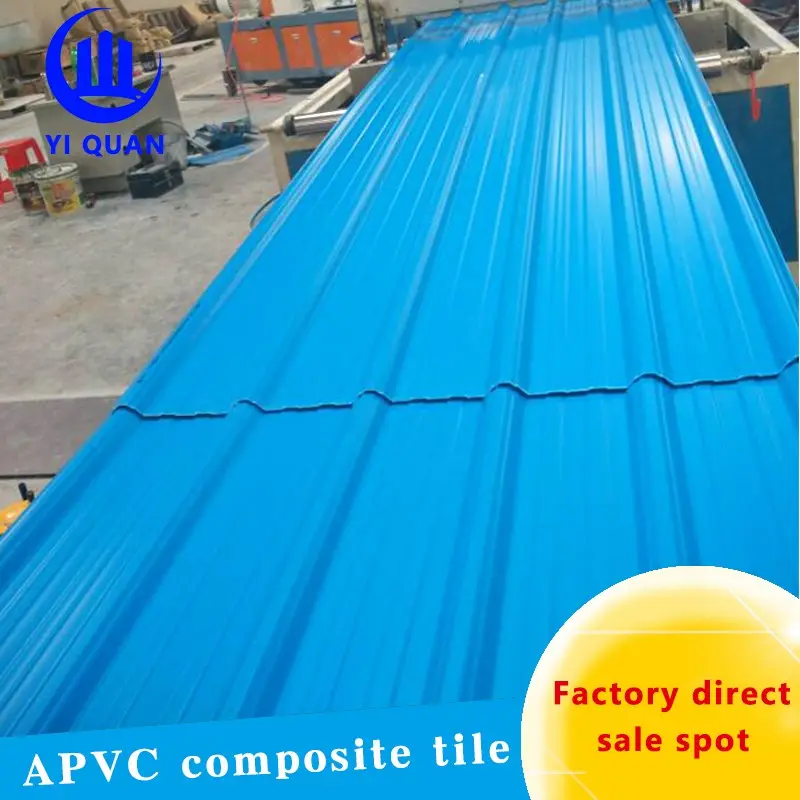 Telha de plástico anti-risco, anti-corrosivo do telhado do estacionamento upvc/apvc/ASA-PVC