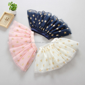 Brillo estrella bebé niñas <span class=keywords><strong>Tutu</strong></span> faldas niño ropa lindo Chiffon <span class=keywords><strong>Tutu</strong></span> niños princesa falda uniforme de la escuela diseño falda - Product Image 6