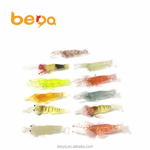 All'ingrosso 80mm Multi-sezione PVC e piombo nuotare gamberetti pesca esca a buon mercato in gomma artificiale duro <span class=keywords><strong>per</strong></span> la pesca - Product Image 4