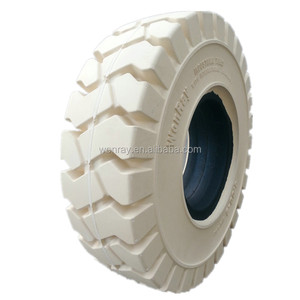 Neumáticos Blancos Antimarcas 21x8-9 18x7-8 para Montacargas, Material de Goma, Piezas para Equipos de Manipulación de Materiales, Nuevas Aplicaciones de Construcción - Product Image 1