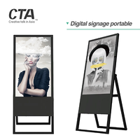 Led Totem Android Berdiri Lantai Layar Sentuh Tampilan Iklan Papan Iklan Digital
