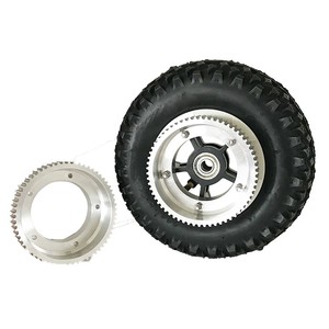 لوح تزلج كهربائي بنمط شائع مع بكرة 200X50mm قابل للنفخ لوح طويل للجبال قابل للنفخ بكرة ترس تثبيت - Product Image 4