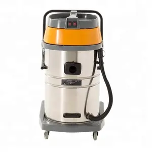 70L Industrial 2-Motor Stainless Steel Tank Wet/Dry Vacuum Cleaner mit tragbare leistungsstarke motor