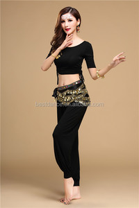 Conjunto <span class=keywords><strong>de</strong></span> Top y Pantalón <span class=keywords><strong>de</strong></span> Danza del Vientre Tribal Árabe <span class=keywords><strong>Sexy</strong></span> BestDance, Traje <span class=keywords><strong>de</strong></span> Yoga Bollywood - Product Image 6