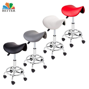 Sıcak satış taşınabilir güzellik salonu masaj dışkı katlanır tabure Salon dışkı ahşap masaj koltuğu - Product Image 1