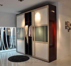 Tùy Chỉnh Chất Lượng Cao Thời Trang Phòng Ngủ Tường Acrylic Tủ Quần Áo Thiết Kế - Product Image 2