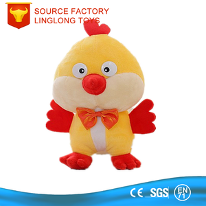Forniture per feste in feltro 20 cm8 ''altoparlanti <span class=keywords><strong>Jbl</strong></span> gialli Dj gallo giocattolo cartone animato bambola di peluche di pollo - Product Image 6